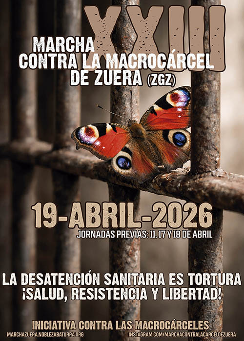 XXIII Marcha contra la Macroc&aacute;rcel de Zuera